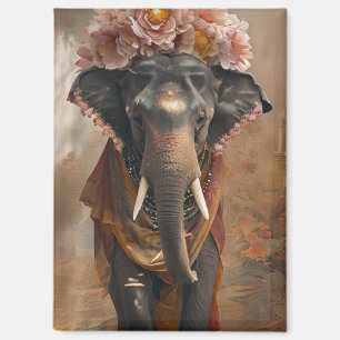 Imán Armonía floral elefante