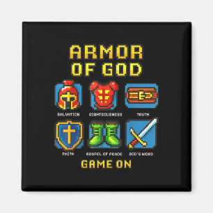 Imán Armor Of God Pixel Faith Christian Video Game