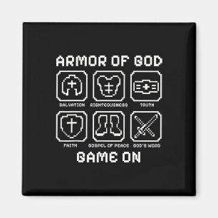 Imán Armor Of God Pixel Faith Christian Video Game