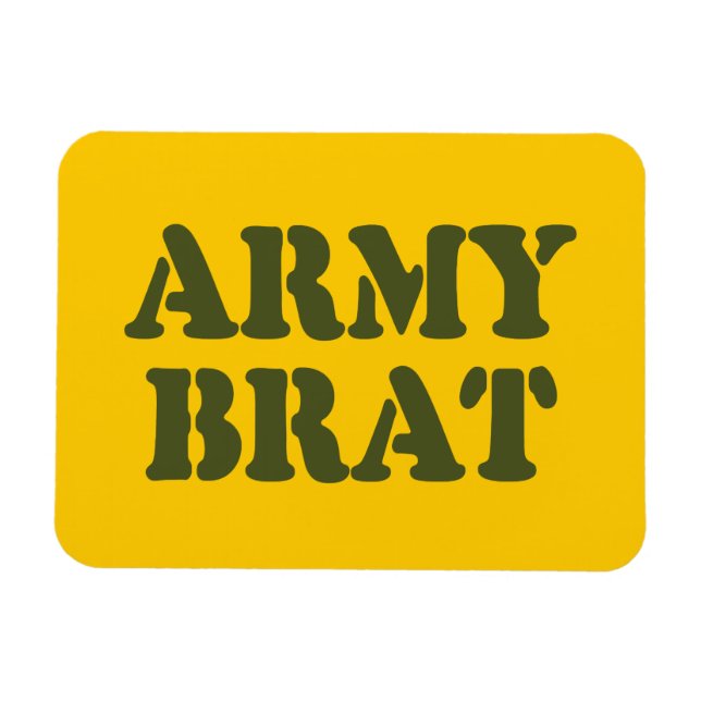 IMÁN ARMY BRAT (Horizontal)