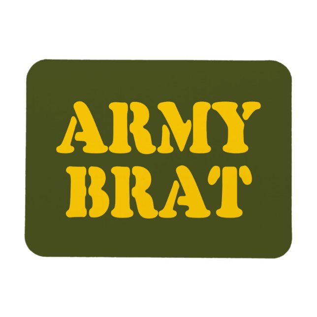 IMÁN ARMY BRAT (Horizontal)