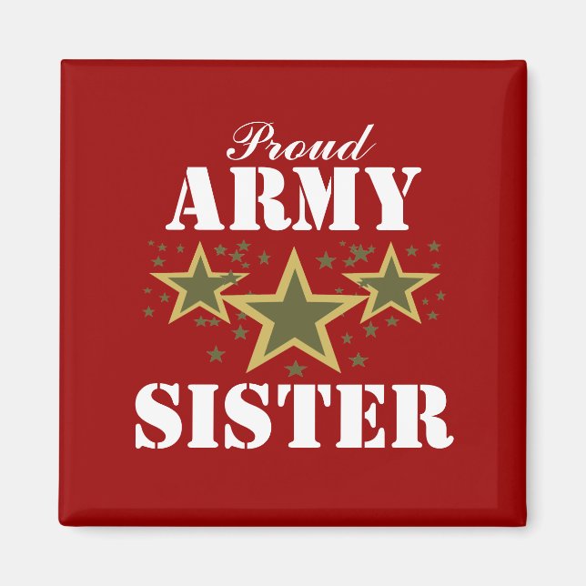 IMÁN ARMY SISTER MAGNET (Frente)