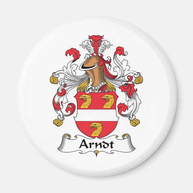 Imán Arndt Family Crest (Frente)