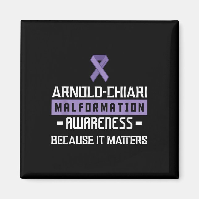 Imán Arnold Chiari Malformation Warrior S Awareness (Frente)