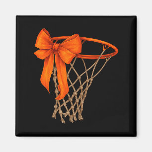 Imán Aro de Baloncesto Con Lazo Estética de Baloncesto
