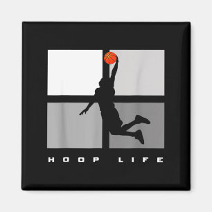 Imán Aro de Baloncesto Vida Hombres Chicos Diversión Ju