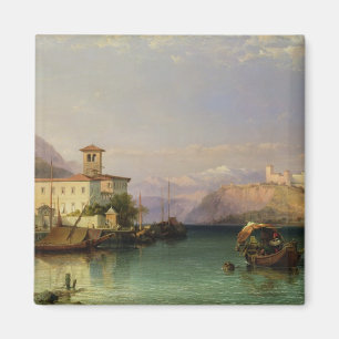 Imán Arona y el castillo de Angera, lago Maggiore, 185