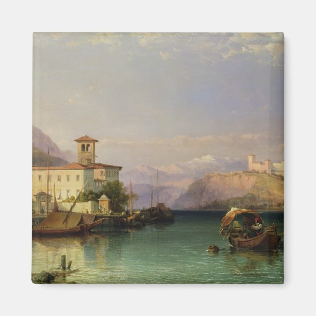 Imán Arona y el Castillo de Angera, Lago Maggiore, 185 (Frente)