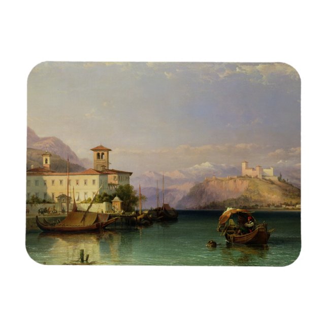Imán Arona y el Castillo de Angera, Lago Maggiore, 185 (Horizontal)