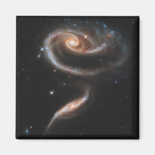 Imán Arp 273 Interactuando Galaxias En Andromeda.