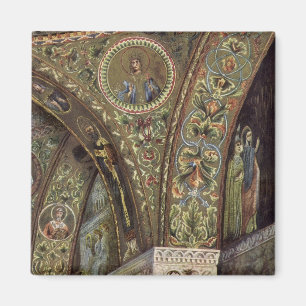 Imán Arquitectura antigua, arco decorativo en una igles
