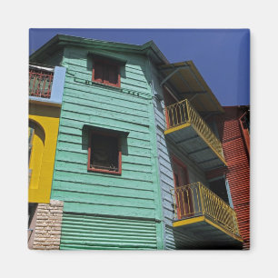 Imán Arquitectura colorida del barrio de La Boca