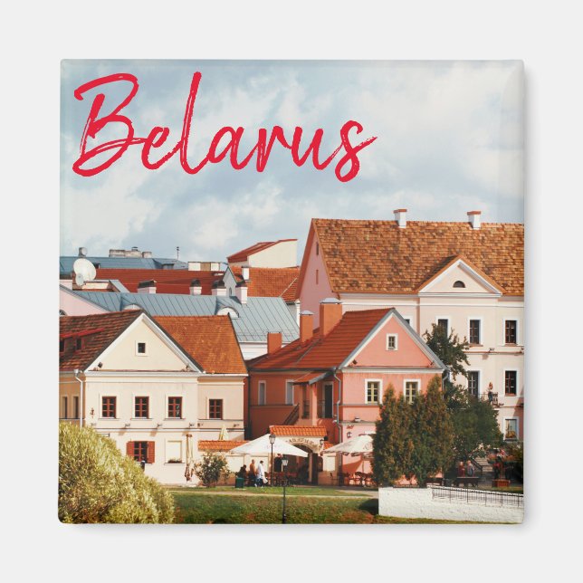 Imán Arquitectura de la Ciudad Vieja de Minsk Bielorrus (Frente)