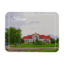 Imán Arquitectura de la estación de tren de Slonim en B