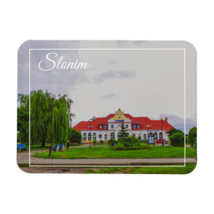 Imán Arquitectura de la estación de tren de Slonim en B