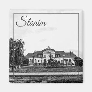 Imán Arquitectura de la estación de tren de Slonim en B