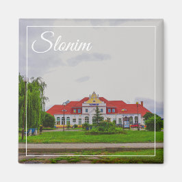 Imán Arquitectura de la estación de tren de Slonim en B