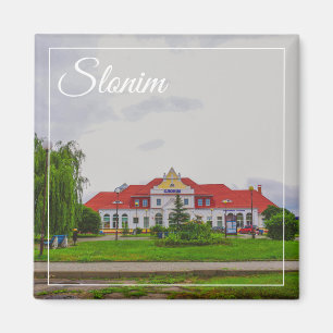 Imán Arquitectura de la estación de tren de Slonim en B