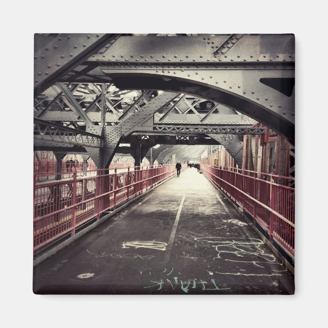 Imán Arquitectura de Nueva York - Puente Williamsburg (Frente)