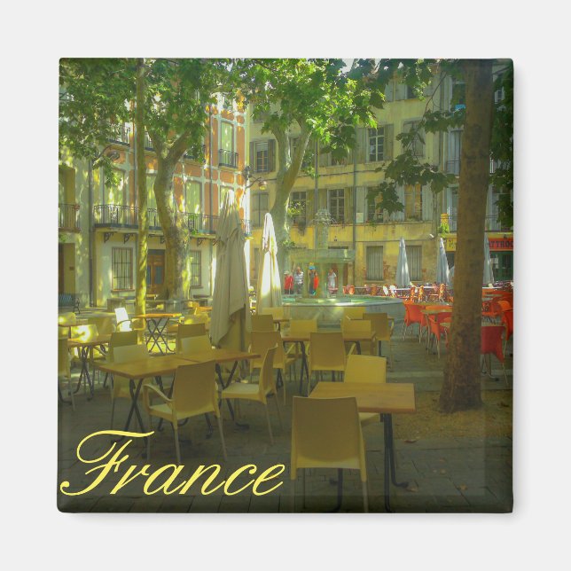 Imán Arquitectura de restaurantes de café Cityscape en  (Frente)