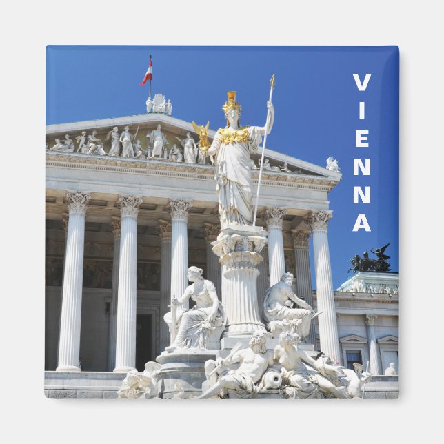 Imán Arquitectura de Viena, Austria (Frente)