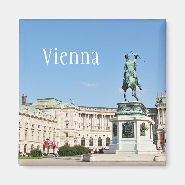 Imán Arquitectura de Viena, Austria (Frente)