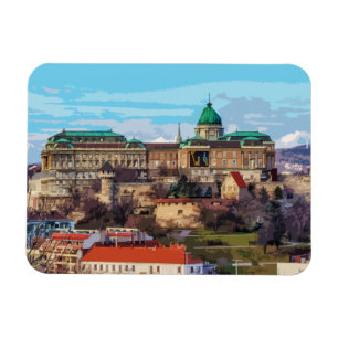 Imán Arquitectura del Castillo Histórico de Budapest H
