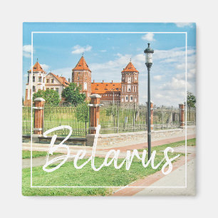 Imán Arquitectura del Castillo Mir de Bielorrusia Natur