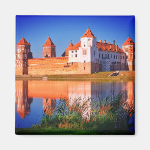 Imán Arquitectura del Castillo Mir de Bielorrusia Natur
