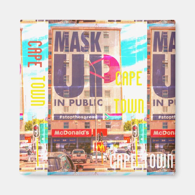 Imán Arquitectura del paisaje urbano de Ciudad del Cabo (Frente)