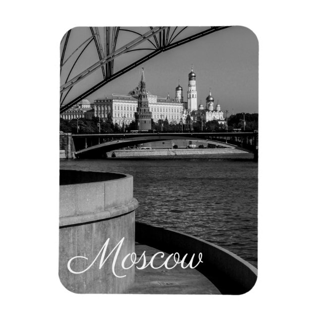 Imán Arquitectura paisajística del Kremlin Moskva en Mo (Vertical)
