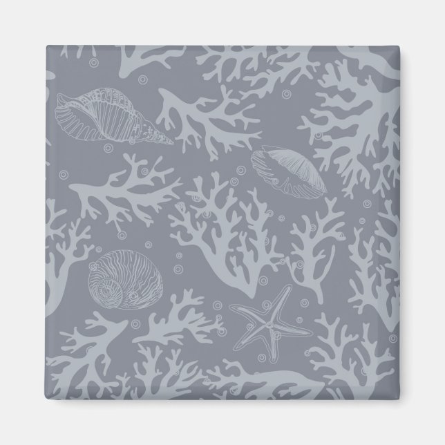 Imán Arrecife de coral de estilo hipster (Frente)