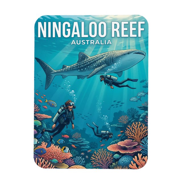 Imán Arrecife Ningaloo Australia (Vertical)