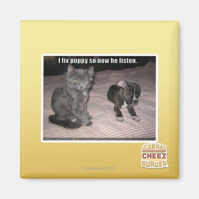 Imán Arreglar cachorrito (Frente)