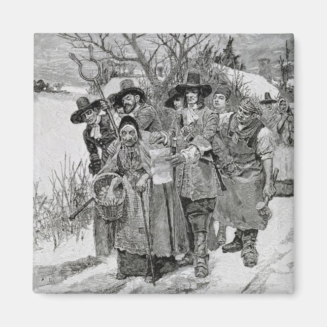 Imán Arrestar a una bruja (Frente)