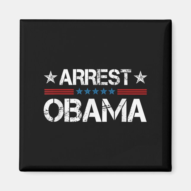 Imán Arresto de Obama 2025 (Frente)
