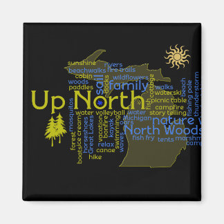 Imán Arriba Norte - más Michigan