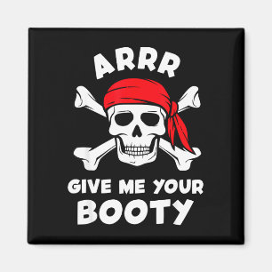 Imán Arrr dar botín chiste divertido pirata juego de pa
