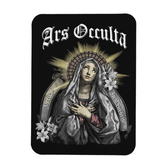 Imán Ars Occulta - Diseño gótico (Vertical)