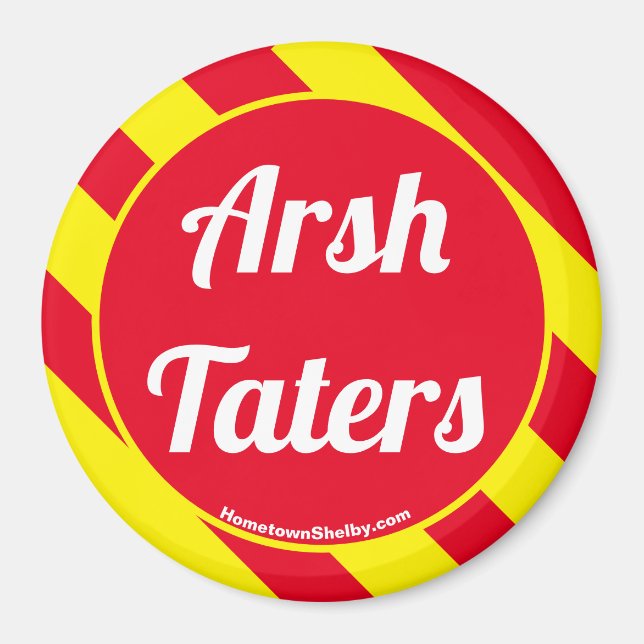 Imán Arsh Taters Red/Yellow Magnet (Frente)