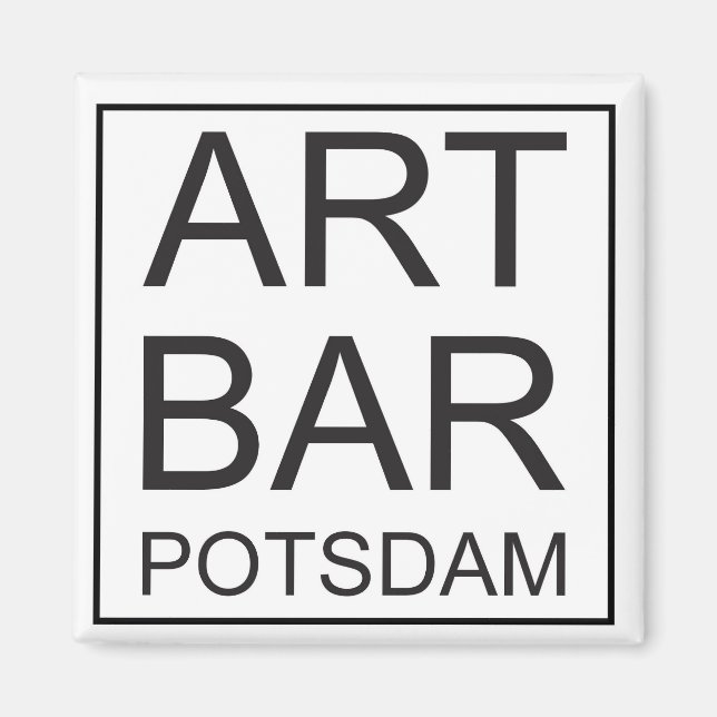 Imán ART & Bar Potsdam Magnet Button by ARTCommerz (Frente)