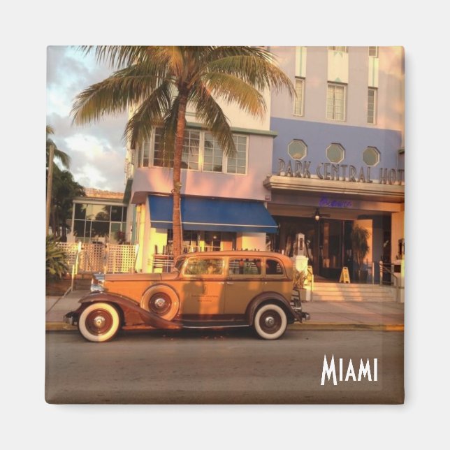 Imán Art Deco Miami Beach (Frente)