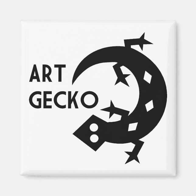 Imán Art Gecko (Frente)