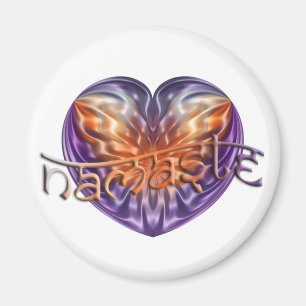 Imán ART Heart NAMASTE