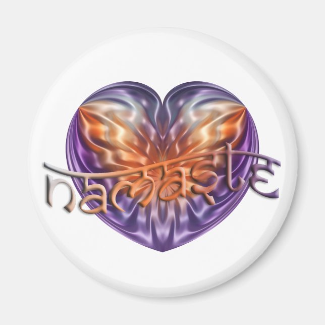 Imán ART Heart NAMASTE (Frente)