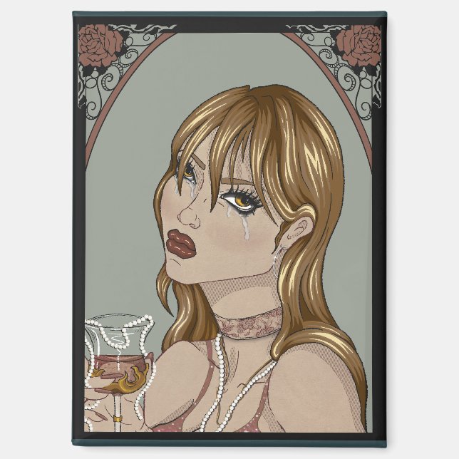 Imán Art nouveau (Anverso)