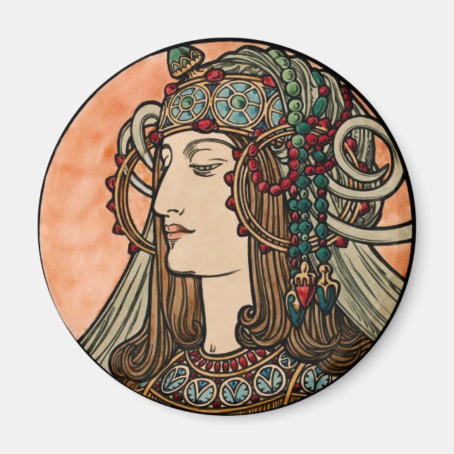 Imán Art Nouveau (Frente)