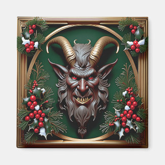 Imán Art Nouveau Krampus Magnet