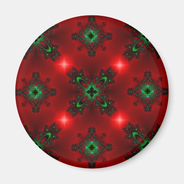 Imán Artdeco en estilo retro (Frente)