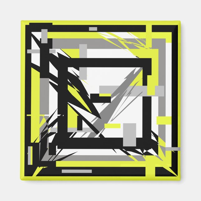 Imán Arte Abstracto (Frente)